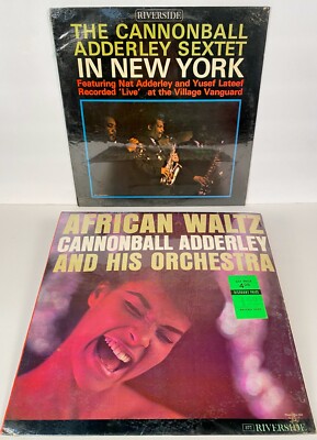 SEALED ~ Cannonball Adderley Sextet IN NEW YORK & AFRICAN WALTZ ~  RLP-404 & 377
