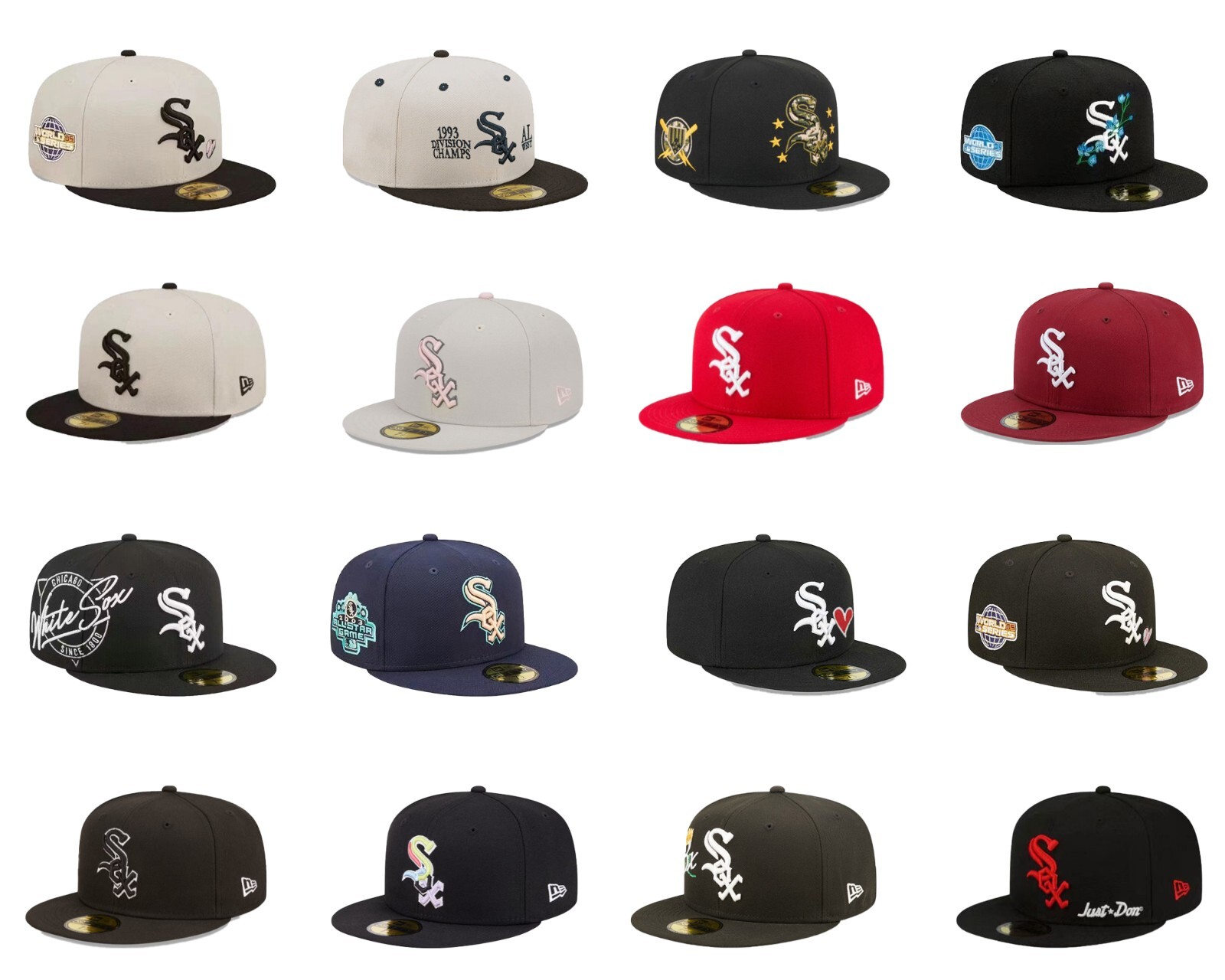 2024 New MLB Chicago White Sox New Era 59FIFTY Size Cap