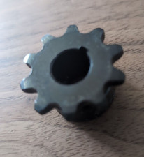 Tsubaki 35B10F1-2 Single Strand Sprocket, 35 Chain Size, 1/2" Shaft Dia 1/8" Key