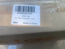 GLACEGLOW HAIR SALON TRAY SILVER-IN BOX. NOT OPEN.