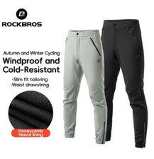 ROCKBROS Cycling Pants Autumn Winter Fleece Keep Warm Windproof Casual Pants