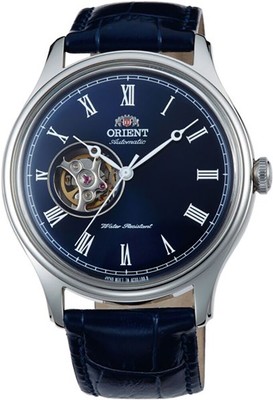 Orig. ORIENT Herren Automaticuhr FAG00004D0 Leder blau Analog UVP:341,-  NEU