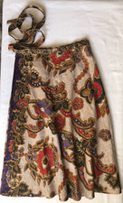 Colourful Abstract pattern Wrap around skirt - waistband  47 ½  inches / 120.5cm
