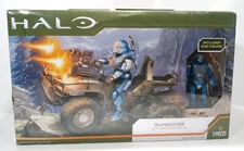 Halo Gungoose w/Spartan Celox Includes One Figure Blasting FX-NEW IN DAMAGED BOX