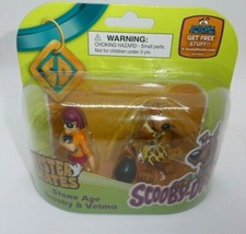 SCOOBY DOO MYSTERY MATES STONE AGE SCOOBY VELMA. FIGURES