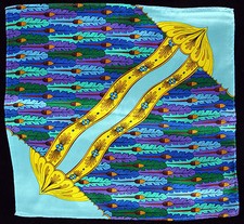 Men's Pocket Square Handkerchief Rush Limbaugh Wedding Oak Acorn Silk Blue Hanky