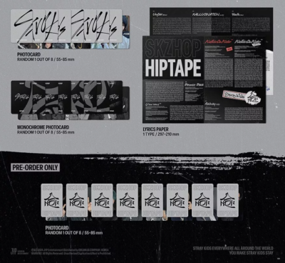 STRAY KIDS SKZHOP HIPTAPE 合(HOP) Album ACCORDION Ver. [CD+Book+