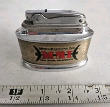 Vintage Micro Radionics Inc MRI Van Nuys California Advertising Table Lighter
