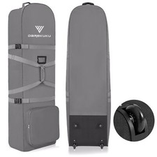 Soft Sided Golf Travel Bag for Airlines with Wheels, Foldable Golf Club Trave...