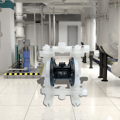 Air-Operated Double Diaphragm Pump w/ 1" Inlet & Outlet for Acids & Bases 22GPM - Bild 12 von 12