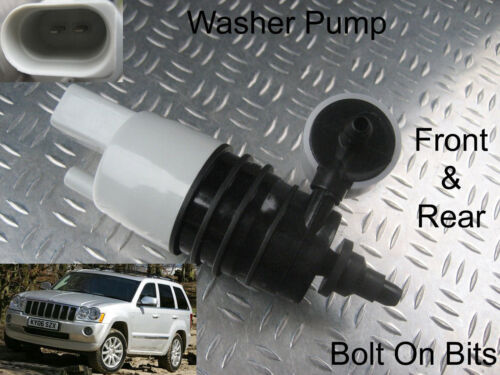 Front & Rear Windscreen Washer Pump Jeep Grand Cherokee 2005 through to 2010 - Picture 1 of 1