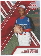 Algenis Vasquez 2017 Elite Extra Edition Aspirations Red 122/150