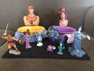 Extremely Rare Applause Disney Hercules Megara Bowl Set With Movie