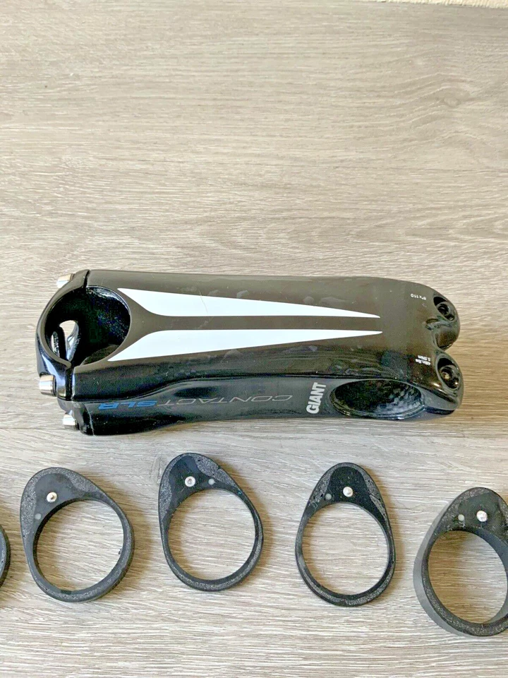 GIANT CONTACT SLR CARBON THREADLESS STEM 110 MM 1 1/8 INCH 31.8 MM 168 GRAMS - Image 3 of 4
