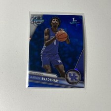 2023-24 Bowman University Chrome Sapphire Edition #42 Aaron Bradshaw 1st