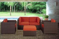 International Home Miami St.tropez 5 Piece Deep Seating Group With Cushions International Home Miami St.tropez 5 Piece Deep Seating Group With Cushions