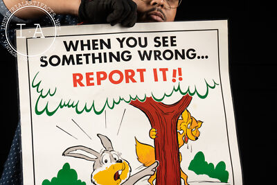 Vintage Suspicious Activity Laminated Poster