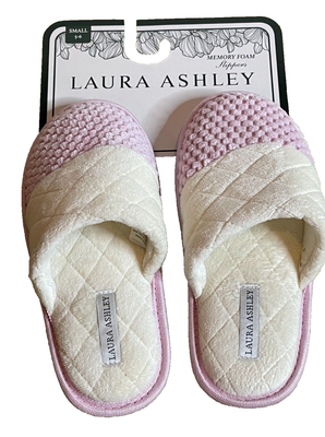 Slide Slippers Laura Ashley Slipper NEW Laura Ashley Memory