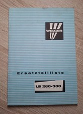 Welger Stalldungstreuer LS260 + LS270 + LS280 + LS290 + LS300 Ersatzteilliste