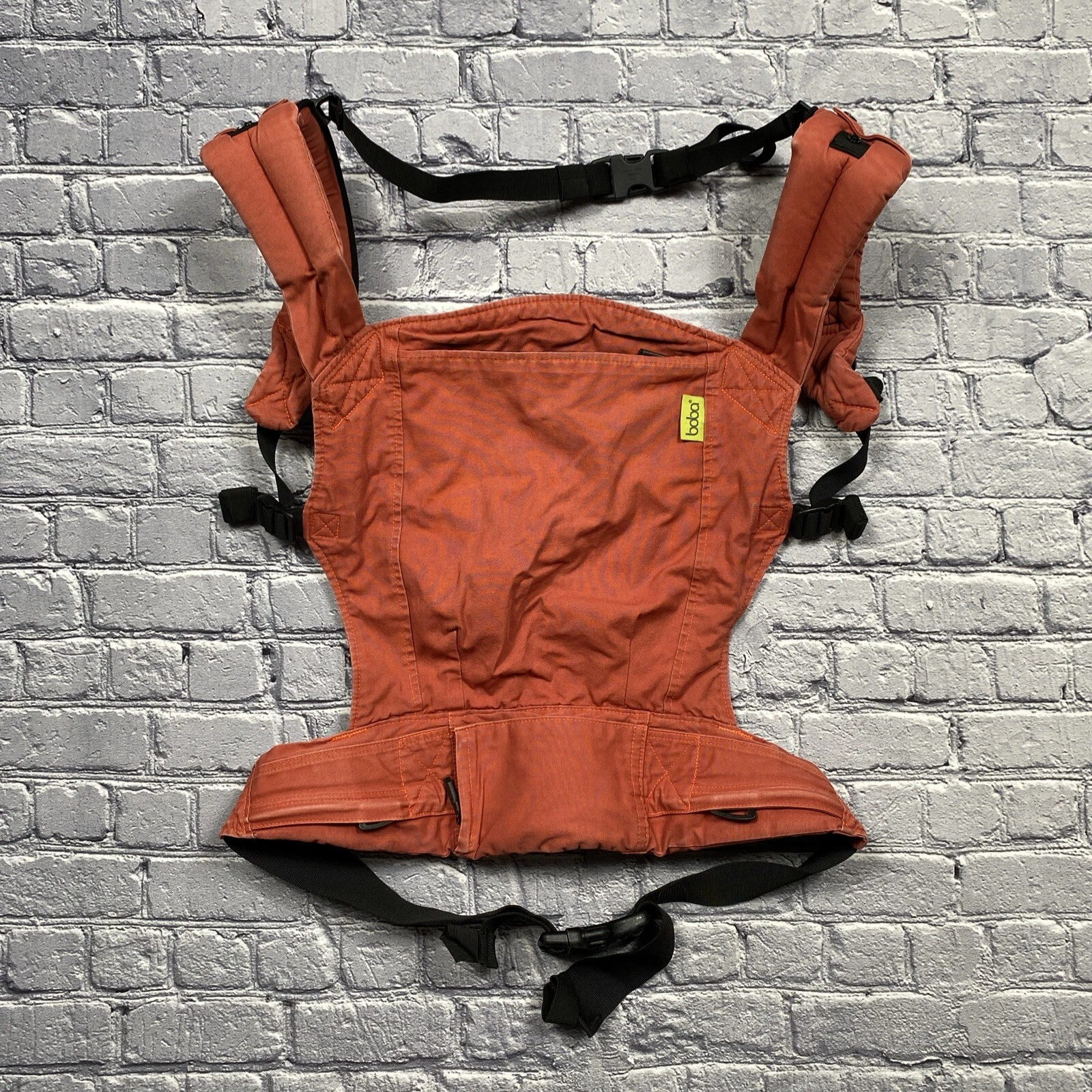 Boba X Baby Carrier - Newborn to Toddler, 2-Position Front and Backpack Orange