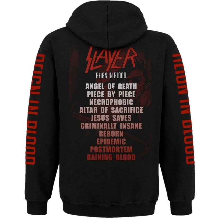 Slayer zip cheap hoodie