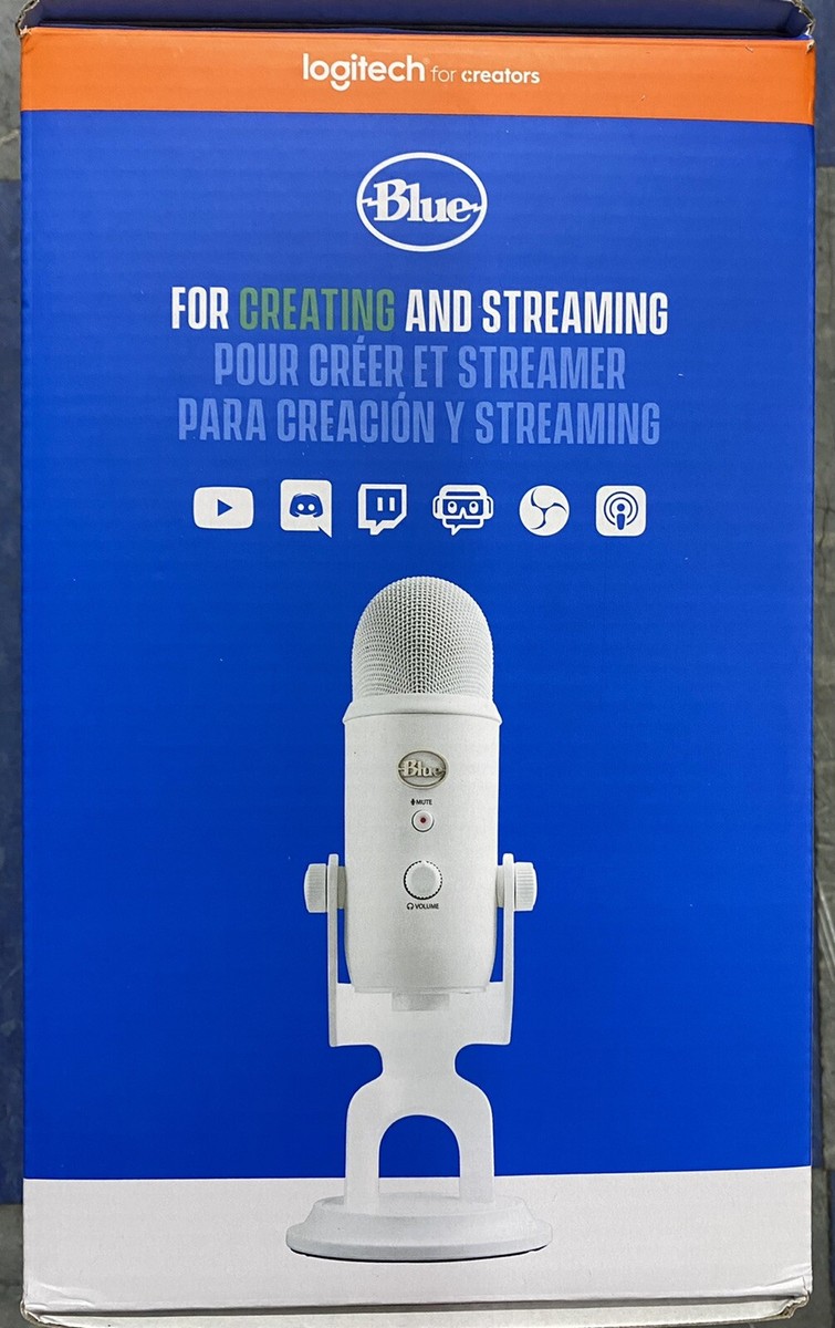 Blue Yeti whiteout ホワイトアウト USBマイク Blue Microphones Yeti USB Microphone - Whiteout for sale