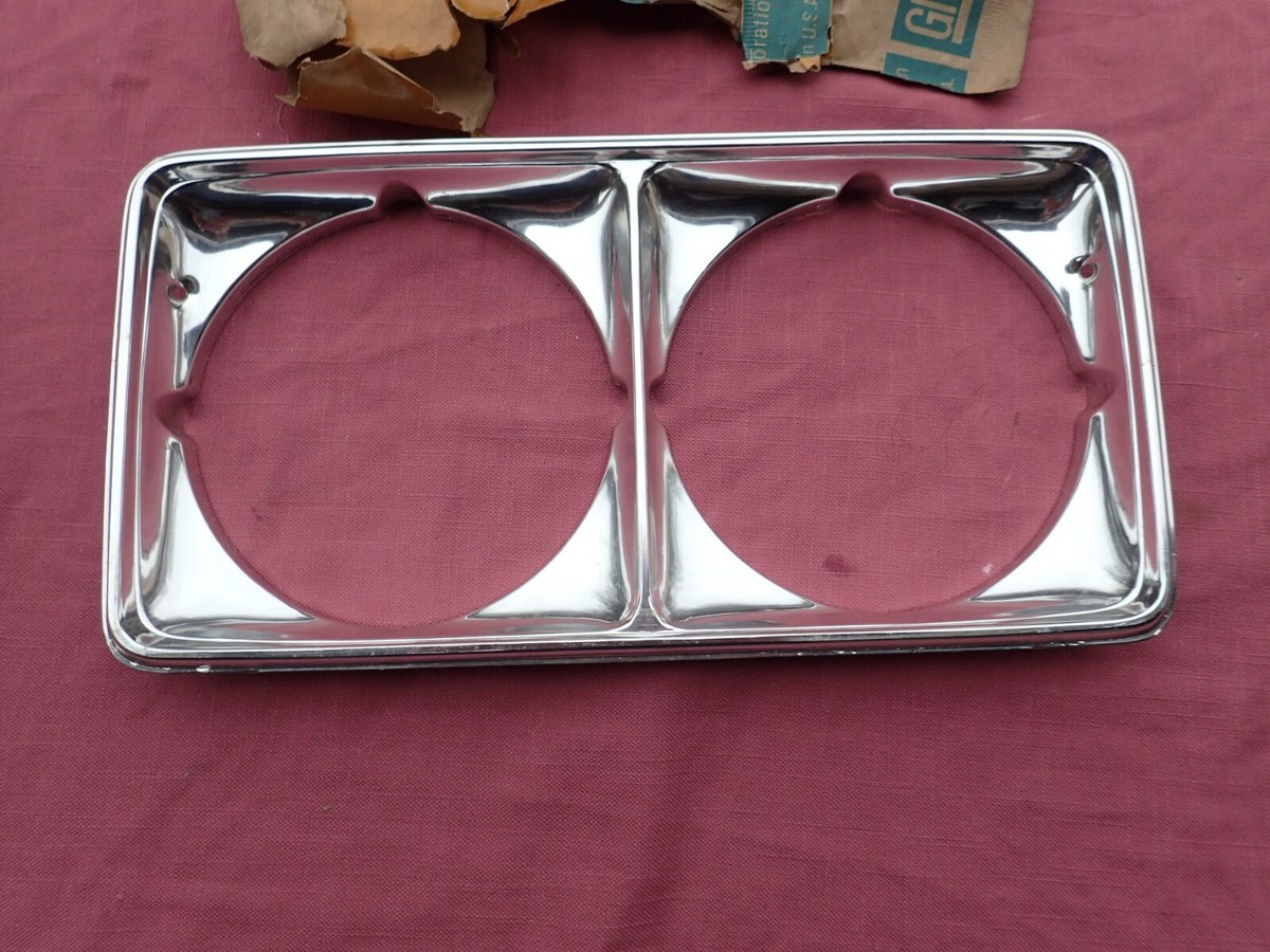 1975-76 Pontiac Catalina headlight bezel, NOS! 496073 | eBay