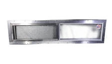 Mobile Home Window. 36" x 8"  Aluminum Slider Obscured Glass