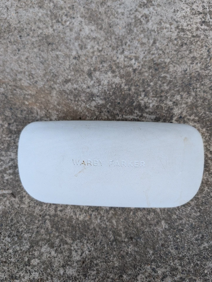 Warby Parker Holt 353 Azul Pizarra Desvanecimiento 53/16-145 mm Cuadrado Cuerno Rectangular Foto 4 de 4