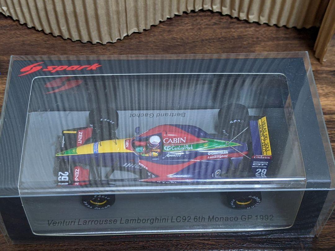 スパーク　spark　1/43 ヴェンチュリ　ラルース　LC92 スパーク 1/43 ベンチュリー ラルース LC92 モナコGP 1992 6th B