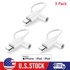 Headphone Adapter For iPhone/iPod Jack 8 Pin to 3.5mm Aux Cord Dongle Converter