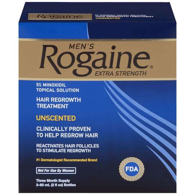 Rogaine Mens Rogaine Extra Strength - запас на 3 месяца, флакон(ы) объемом 3 - 2 жидких унции