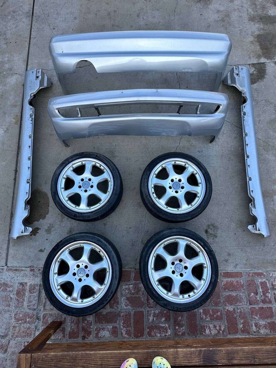 Sl500 R129 Body Kit Mercedes r129 SL500 silver arrow OEM wheels / body kit | eBay