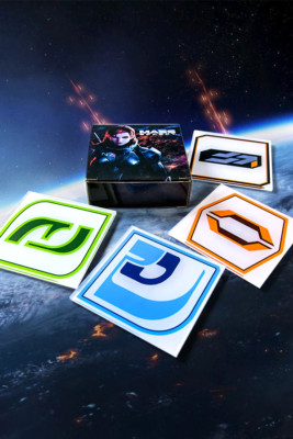 Mass Effect Legendary Edition Symbols Coaster Set Bioware Official Acrylic Shep
