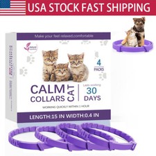 4pcs Calming Collar for Cats, Cat Calming Collars, Natural Cat Calming