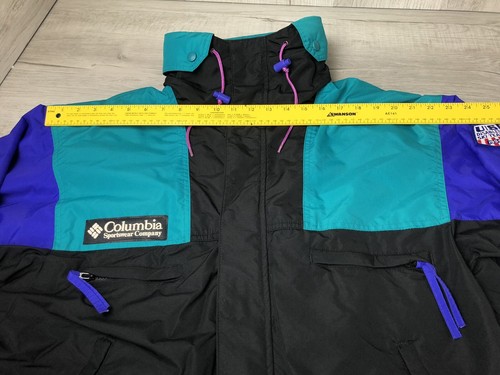 VTG Columbia Sportswear Ski Jacket Vamoose 1994 US Disabled Ski Team Mens Size M - Picture 6 of 12