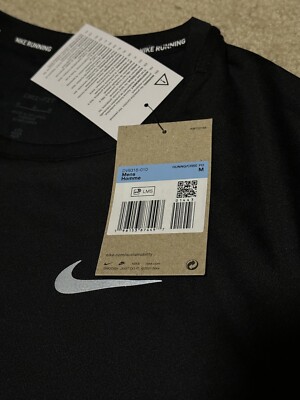 Nike NN Running Team Shirt Black Abbott INEOS Pro Elite Size
