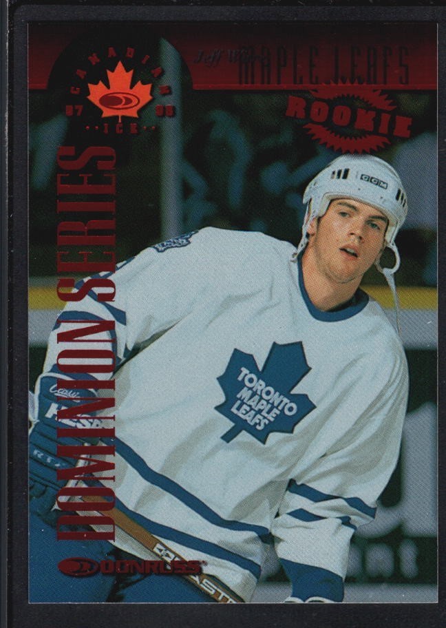 JEFF WARE 1997/98 DONRUSS CANADIAN ICE #129 DOMINION MAPLE LEAFS SP #131/150