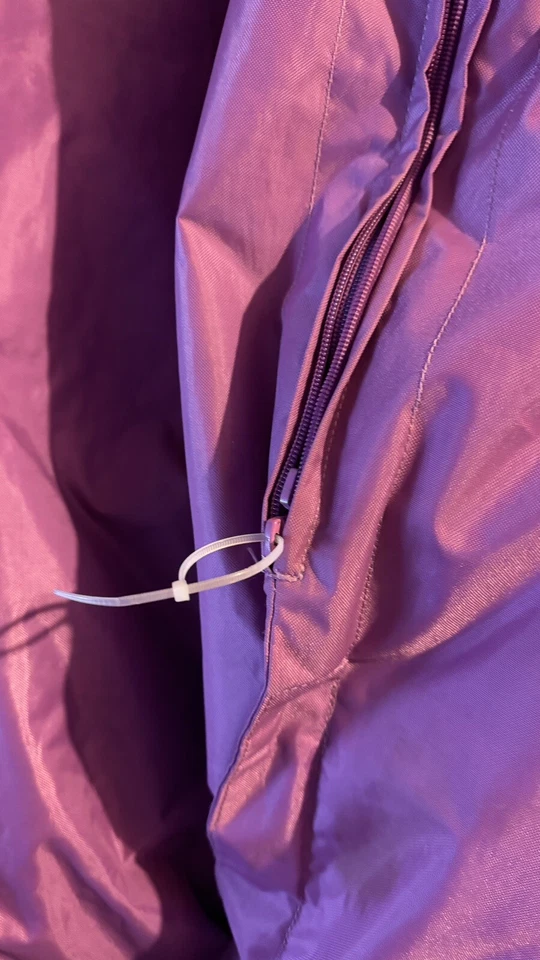 BOLSO DE FRIJOLES FATBOY ORIGINAL DELGADO PARA EXTERIORES COLOR PÚRPURA Ligero Duradero Foto 3 de 4