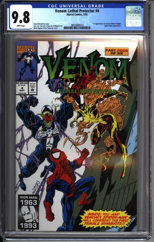 * VENOM Lethal Protector #4 CGC 9.8 Bagley 1st SCREAM Carnage App (3803860014) *