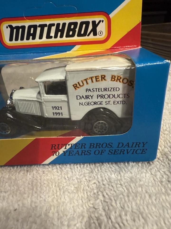Matchbox Edición Limitada. Furgoneta Ford MB38 Modelo 'A' - Rutter Bros. - 1921-1991 Foto 3 de 4