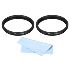 46mm-43mm Step Down Ring Camera Lens Filter Adapter Ring Filter with Cloth