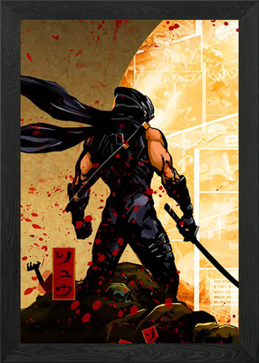Ninja GAiden Gerahmtes Wandbild Poster Leinwanddruck Bild