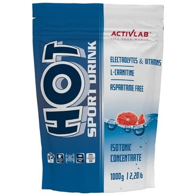 Activlab Isotonisches Hot Sport Drink Grapefruit 1000 g Elektrolyte
