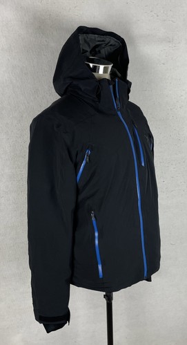 Spyder Gore-Tex Jacket Full Zip Ski Snowboard RECCO Black Men’s Small S - Picture 2 of 11