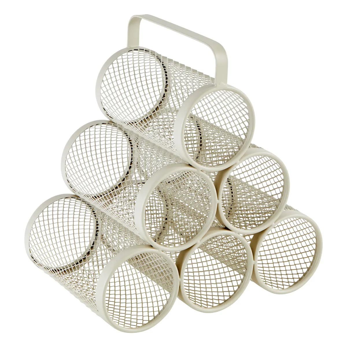 Range-Bouteilles Mayaj casier à vin design 30cm couleur beige