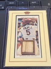 2002 TOPPS 206 ALBERT PUJOLS MINI-FRAMED RELIC IMAGE VARIATION CARDINALS RARE!