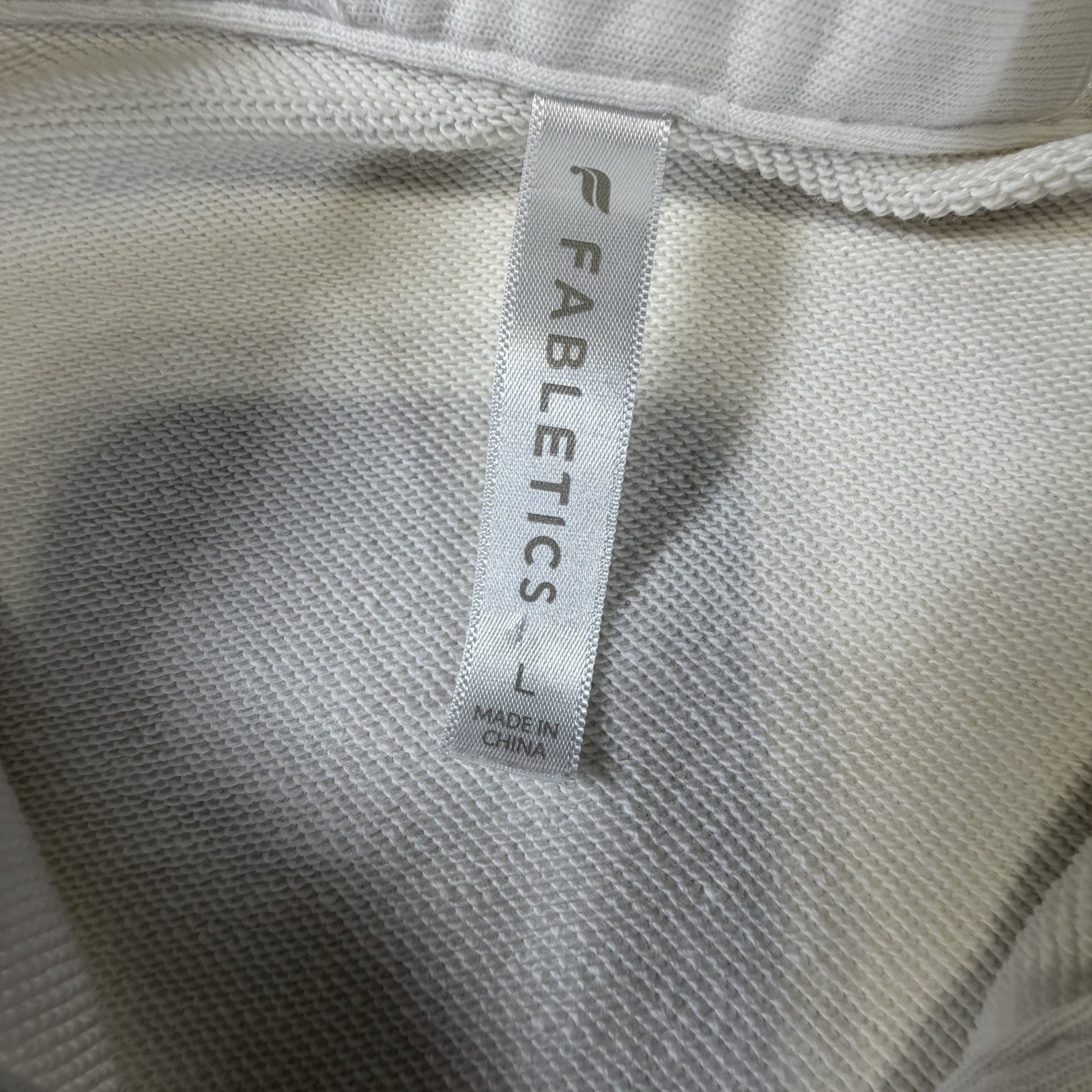 Fabletics Women’s White Collared Button Pullover … - image 3