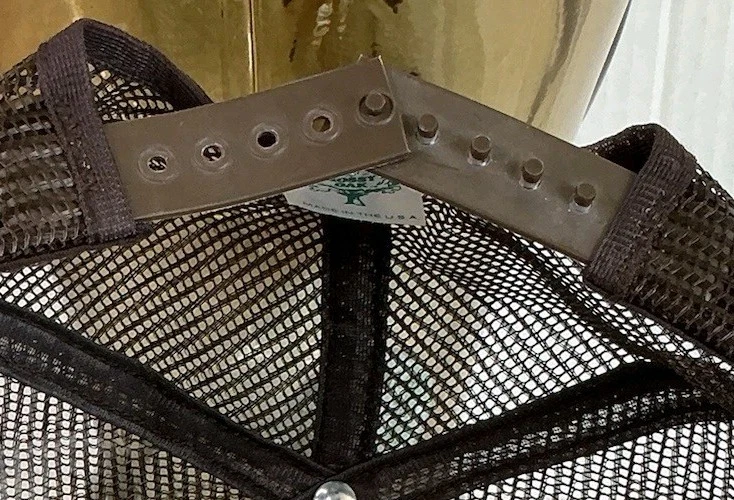 复古 Mossy Oak 迷彩帽子缝制标志平沿网眼布美国制造罕见 — 第 2/4 张图片