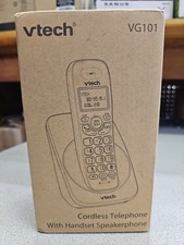 VTech VG101 DECT 6.0 Cordless Phone 1 Headset 100ft Range Hearing Aid Compatible